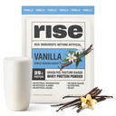 Rise Grass-Fed Whey Protein Powder - Vanilla 25g Protein Ingen Kunstige Flavors, Farger, eller Preservatives - Sukkerfri, Glutenfri, Soja Gratis (Enkel Serving, 1 Pack)