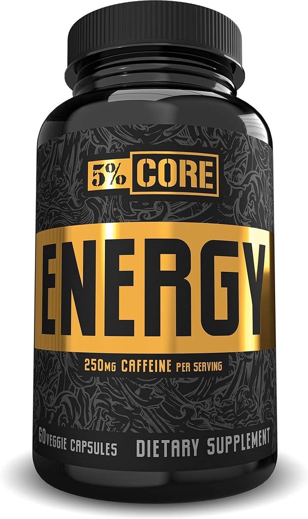 5% ernæring - 5% kjerne ENERGY - 60 Veggie kapsler