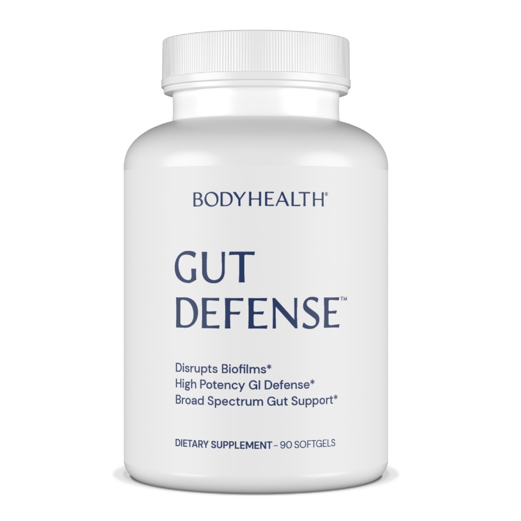 BodyHealth Gut Defense med perfektAmino, Gut helsestøtte for kvinner og menn, GI støtte supplement - 90 Softgels