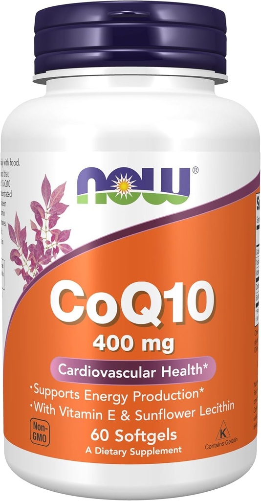 Nå Matvarer, CoQ10, 400 mg, 60 Softgels