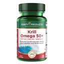 Krill Omega 50 (Krill + Fiskeolje blanding 1000mg + Astaxanthin 500mcg + Fosfolipider 200mg + Vitamin D 500 IE) - 60 Mini Softgels