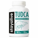 STAY ALLE TUDCA Kapsler 500 mg, Tauroursodeoksykolsyre Bile Salts, 90 greve, ikke-GMO og glutenfri TUDCA Supplement for menn og kvinner