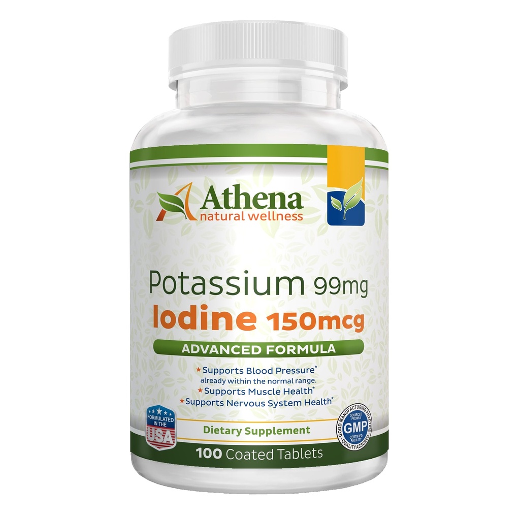 Kalium 99mg med jodin 150mcg Supplement