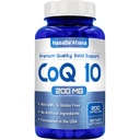 CoQ10 200mg Kapsler | Vegansk Vennlig Coenzyme Q10 200mg fra enkel absorpsjon Ubiquinon Supplement for hud hjerte og energi støtte | Laget i USA i cGMP-fasiliteter (200 Serveringer)
