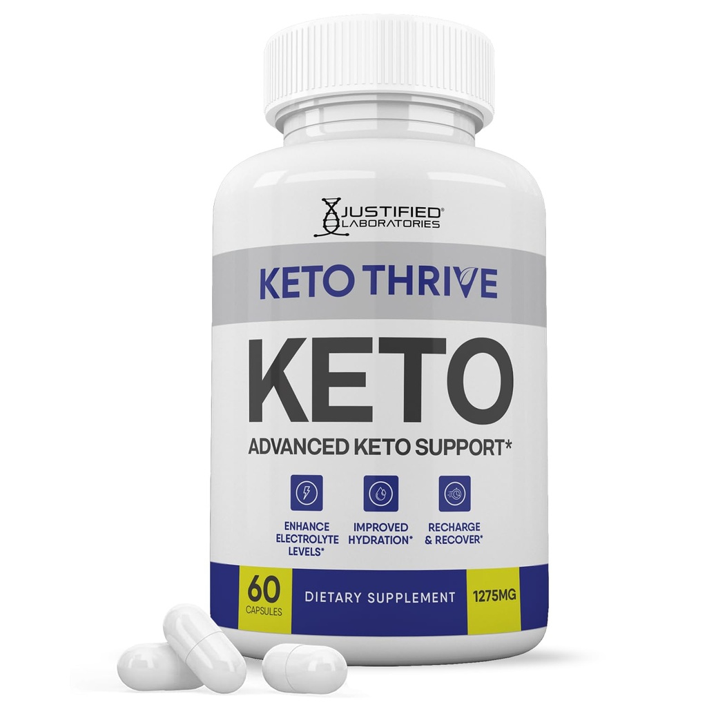 Keto Thrive Keto ACV piller 1275MG Keto støtte blanding kapsel alternativ til keto ACV gummer formet med Apple Cider vinegar Extra Jomfru Olive olje pulver grønn te blad 60 kapsler