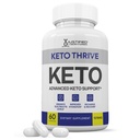 Keto Thrive Keto ACV piller 1275MG Keto støtte blanding kapsel alternativ til keto ACV gummer formet med Apple Cider vinegar Extra Jomfru Olive olje pulver grønn te blad 60 kapsler