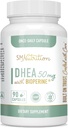 DHEA 50 mg | Støtte hormonbalanse og energi | 3-måneders  Supply sunn aldring støtte supplement for kvinner og menn | Glutenfri, vegetarisk, ikke-GMO, tredjeparts testet | 90 kapsler per flaske