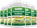 Beste Naturals Kalium jodid 130 mg per servering - Kosttilskudd, 90 tabletter (6)