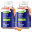 Viteey Glucose Gummies - 4 g carbohydrater - Hurtigvirkende alternativ til glucose tabletter - Energi og blodsukker støtte - Vegan, Glutenfri, Gelatinfri - 120 Tell