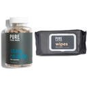 Ren for menn opprinnelig vegansk fibre Supplement, 120 kapsler, Eco-ansvarlig opphold klar tørke med Micellar og Aloe (48 greve)