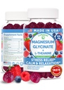 Lunakai USA laget Magnesium Glycinate Gummies 426mg med L-Theanine – rolig, søvn, stress relief for voksne og barn, ikke-GMO, Vegan, 60ct