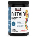Force Factor Diet Aid Powder, Metabolisme Booster & Diet Støtte Supplement for Lean Body Mass med 15x Mer Absorbabelt Chromium, Forfriskende og Delicious, Tropisk frukt, 30 Serveringer