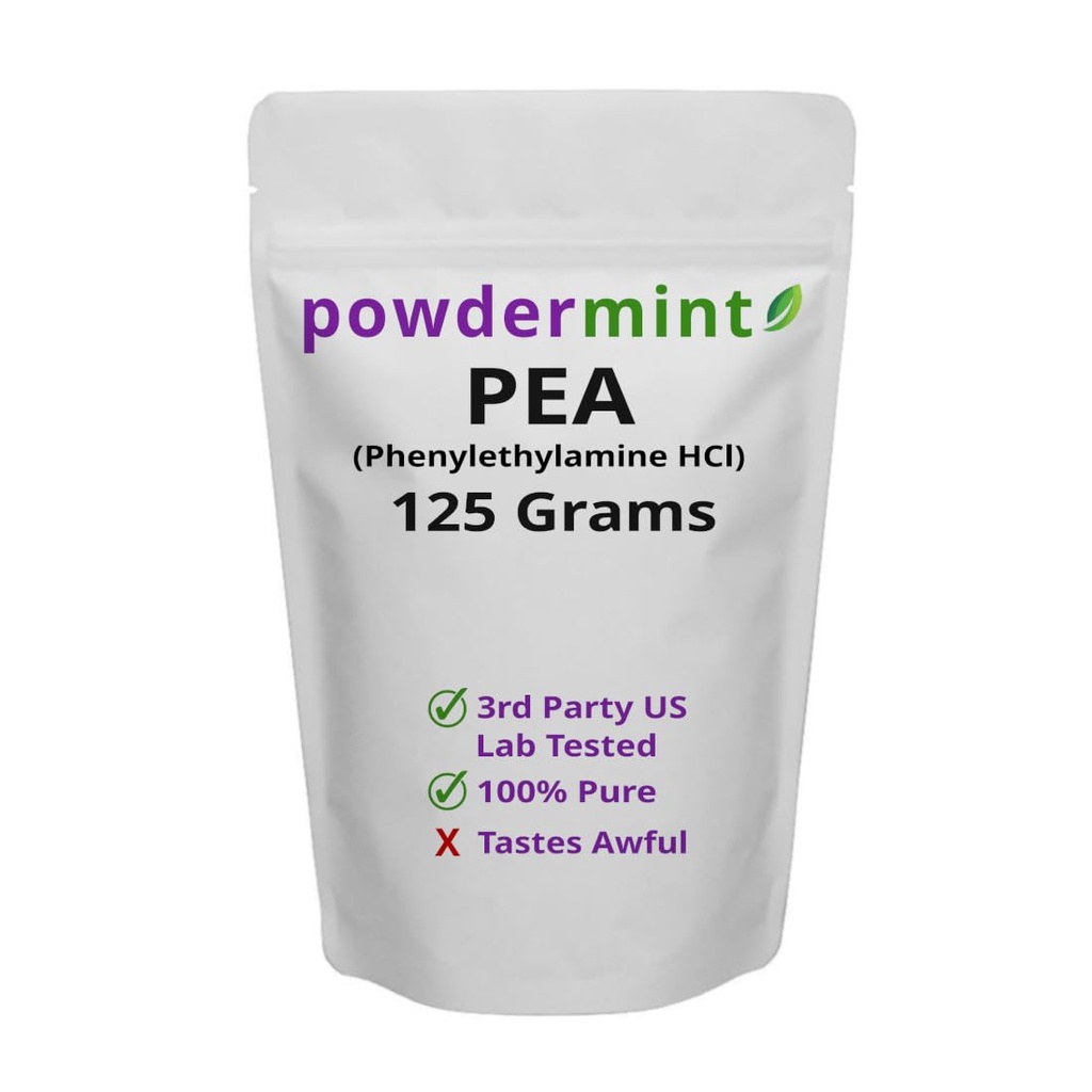 Beta Phenyletylamine HCl (Pea) pulver - Mood, Energi (125 gram)