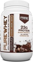 Ren etikett ernæring 100% gras-fedt, sjokolade Whey konsentrat protein pulver (24g) med essensielle aminosyrer, for pre og post trening gjenoppretting og muskelbygging, lavt fett og lavt karbohydrater - 2lbs