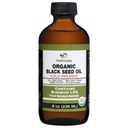 Organisk svart frøolje - USDA Certified Cold Pressed Glassflaske Over 1,5% Thymoquinon 3X styrke tyrkisk svart cumin Nigella Sativa ikke-GMO 100% ren svartfrøolje (8oz glassflaske)