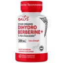 Naturens Fusions Dihydroberberin Supplement 200mg 60 kapsler - med Ceylon kanel, 5X mer effektiv enn vanlig Berberine HCL - Nutri Supplements