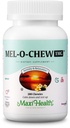 Maxi Helse 1mg Melatonin Chewables – voksne og barn Melatonin for å oppmuntre til naturlig søvn – ikke-habitdannende Kosher Sleep Supplement med Enzymax for rask aksjonell støtte (200 enheter)