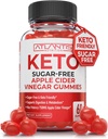 Atlantis Ernæring Sukkerfri Keto ACV Gummies for vekttap - Apple Cider Vinegar Gummies Formulert med 750MG ACV Per Serving - Støtter Digestion, Vekttap, Detox & Cleansing - 60 greve
