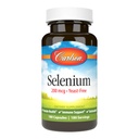 Carlson - Selenium, 200 mhg Yeast-Free, Prostate Health & Immune Support, Antioksidant, 180 kapsler