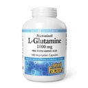 Naturlige faktorer, mikronisert L-Glutamin 1000 mg, støtter muskler og immunfunksjon, 180 kapsler