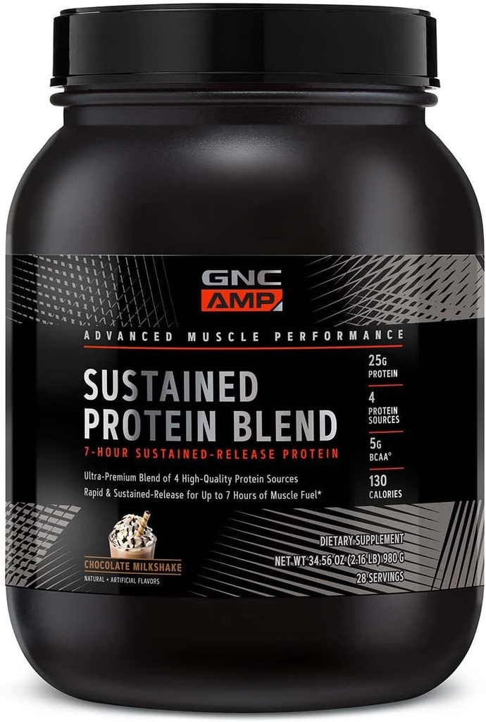 GNC AMP Protein Blend - sjokolade milkshake (28 serveringer)