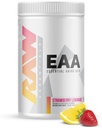 RAW EAA Aminosyrer pulver, Strawberry Lemonade (25 Serveringer) - Før trening Amino energi pulver for styrke, utholdenhet, gjenoppretting og lean muskelvekst - BCAA Aminosyrer Supplement for menn og kvinner