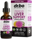 Liver Cleanse Detox & Repair Organic - Natural Liver Support Supplement flytende dråper, Melk Thistle Dandelion, Chanca Piedra Extract, Artichoke - Gallbladder Helse Formula Kosttilskudd flytende dråper 2oz