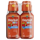 Vicks Kids DayQuil Berry Cold & Cough Medisin Co-Pack, dagtid Relief av flere symptomer, storsmakende Berry Flavor, Gratis alkohol og acetaminophen, For aldre 6+, 2x8oz