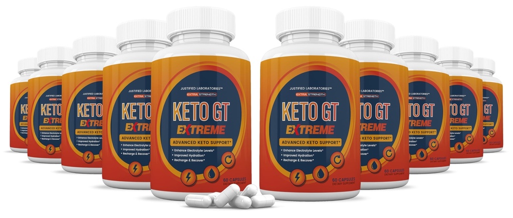 (10 Pack) Keto GT Extreme Keto piller 1675MG Ny & forbedret formel inneholder Apple Cider Vinegar Ekstra Jomfru Olive olje pulver Grønn Te Leaf 600 kapsler