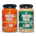 Twin Peaks Low Carb, Keto Vennlig Protein Puffs Combo Pack, 1 Jug Sour Cream Flavor Puffs + 1 Jug Nacho Cheese Flavor Puffs