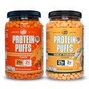 Twin Peaks Lav karbohydrat, Keto Vennlig Protein Puffs, 1 Jug hvitløk Parmesan Flavor Puffs + 1 Jug Nacho Cheese Flavor Puffs
