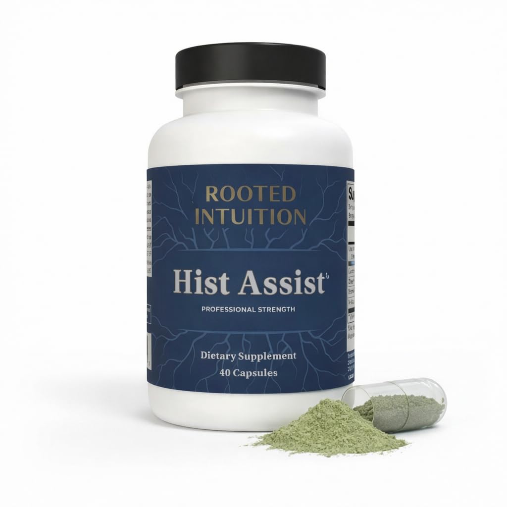 Hist Assist | Sessional Sinus & Immun Balance Formula | Quercetin Bromelain NAC Nettle | Ikke-GMO Glutenfri | 40 kapsler