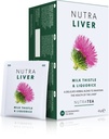 NUTRALIVER - Liver Detox & Cleanse Te - Melk Thistle, Turmeric & Fennel - 40 Konvolutterte tevesker - Herbal Te - 2 Pack