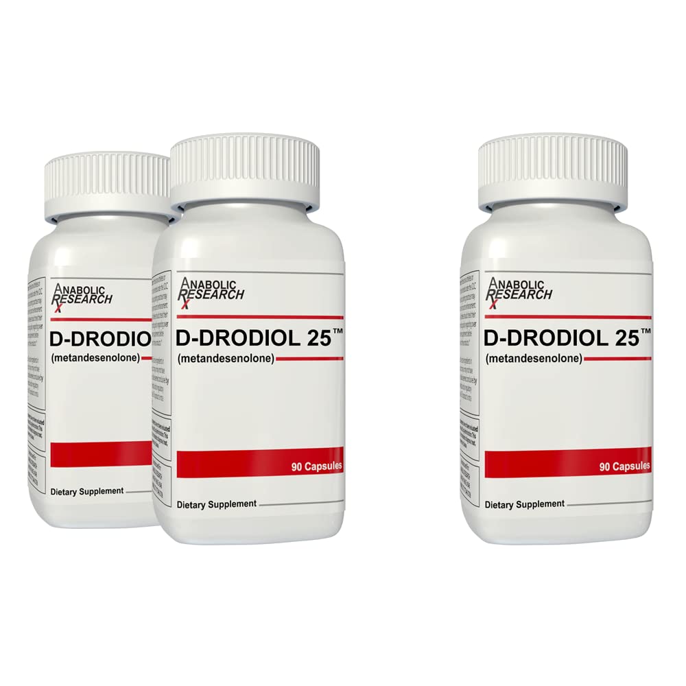 D-Drodiol 25 - Mass, styrke og kraft - 3 måneders forsyning
