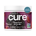 Cure Hydration | Plantebaserte Electrolyte Drink Mix | Ingen tilsatt sukker | FSA-HSA | Dehydrering Relief pulver laget med kokosvann | Ikke-GMO | Vegansk | 28 Serveringer Jar - Berry Pomegranat