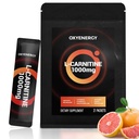 OxyEnergy flytende L-karnitin Supplement 1000mg - Gentle for daglig bruk, null kalori, sukker-fri, stimul-fri fettforbrenning og utholdenhet Booster, 21 On-the-Go Individuelle flytende Sticks