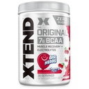 Xtend Original BCAA pulver, 7g BCAA og 2,5g L-Glutamine for muskelgjenvinning Hydration og lean muskel, sukkerfri intra og post trening drikk med elektrolytter, Cherry Airheads, 30 serveringer
