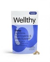 Wellthy Night Time Thermogenic - Vitamin B6, Ashwagandha & Melatonin - Nighttime Thermogenic for kvinner - Belly Thermogenic - naturlige vekttap kosttilskudd for kvinner, 60ct