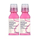 Foster og thrive mage relief flytende for hemmighet, Heartburn, Indiesjon, Oppsett Mage, Diarrea - Fast Relief for 5 symptomer, Antidiarreal, Bismuth Subsalicylate 525 mg, Original, 8 oz (Pack of 2)