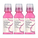 Foster og thrive mage relief væske for hemmighet, Heartburn, Indiesjon, Upset Mage, Diarrea - Rask lindring for 5 symptomer, Antidiarreal, Bismuth Subsalicylate 525 mg, Original, 8 oz (Pack of 3)