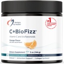 Designs for Helse C+BioFizz Fizzy Vitamin C Drikke pulver høy potens pulver med bioflavonoider - Immun + Antioksidant støtte - Vegan (36 Serveringer / 144g)