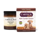 Amber NaturalZ Carticil Plus Herbal Supplement for hunder | Multi-system Støtte for felles, Digestive og immun helse | Naturlig hjelpemiddel for total velvære og vitalitet | 60-dagers middels hundforsyning
