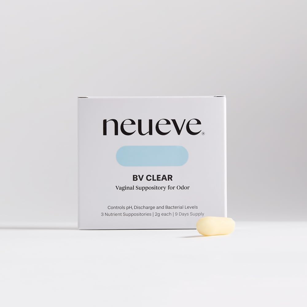 NeuEve BV Klar for <45 | for Vaginal Odor og bakteriell Vaginose Relief | pH-balansering og håndterer Gardnerella Vaginalis og Recurrent BV