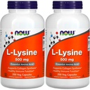 NU Mat L-lysin 500 mg, 250 kapsler (pakke på 2)