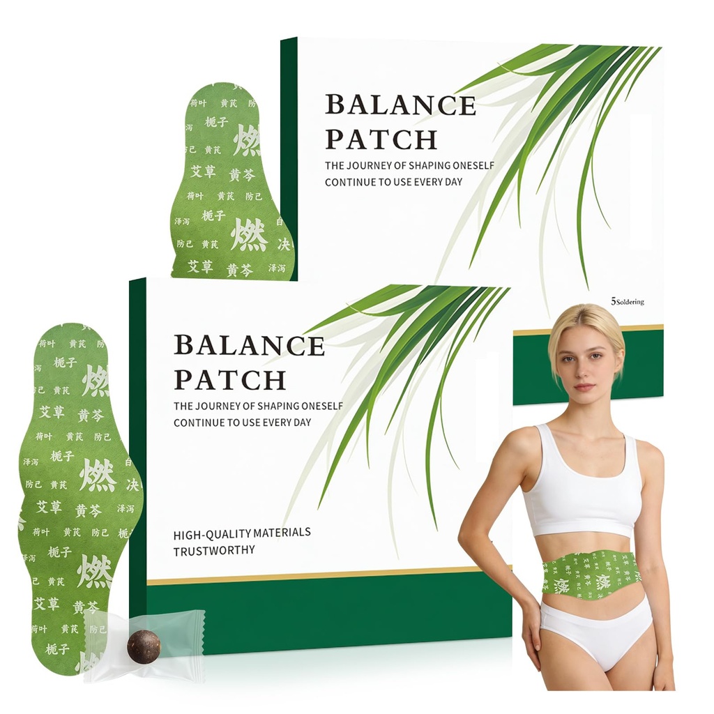 Herbal Patch Pad Balance, Mugwort Herbal Navel Patches (2 boks 10Piece)