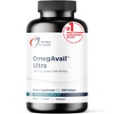 Designs for Helse OmegAvail Ultra TG Fish Oil 1200mg - Triglycerid Form Omega 3 Fish Oil Supplement med DHA / EPA - Ingen fiskelig ettersmak (240 Softgels)