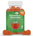 Maxi-Helse Vitamin C Gummies med sink - Maxi-Helse Vitamin C med sink for barn og voksne - Respiratorisk støtte og immunforsterker - Ingen preservative og kunstige flavors - 60 fruktformede gummier