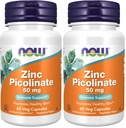 NU Supplements, Sink Picolinat 50 mg, støtter Enzyme funksjoner*, immunstøtte*, 60 Veg Kapsler (Pack of 2)
