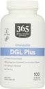 365 ved hele matmarkedet, DGL Plus Chewable tabletter, 100 tabletter