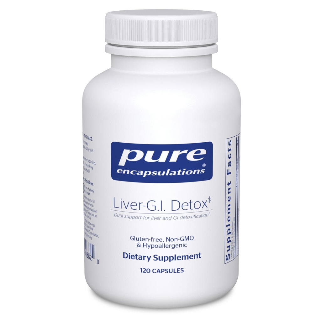 Pure Encapsulations - Liver-G.I. Detox, 120 Capsules